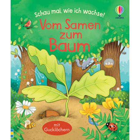 Schau mal, wie ich wachse! Vom Samen zum Baum Sims, Lesley; Allen, Emma (Illustrationen) Copertina rigida 