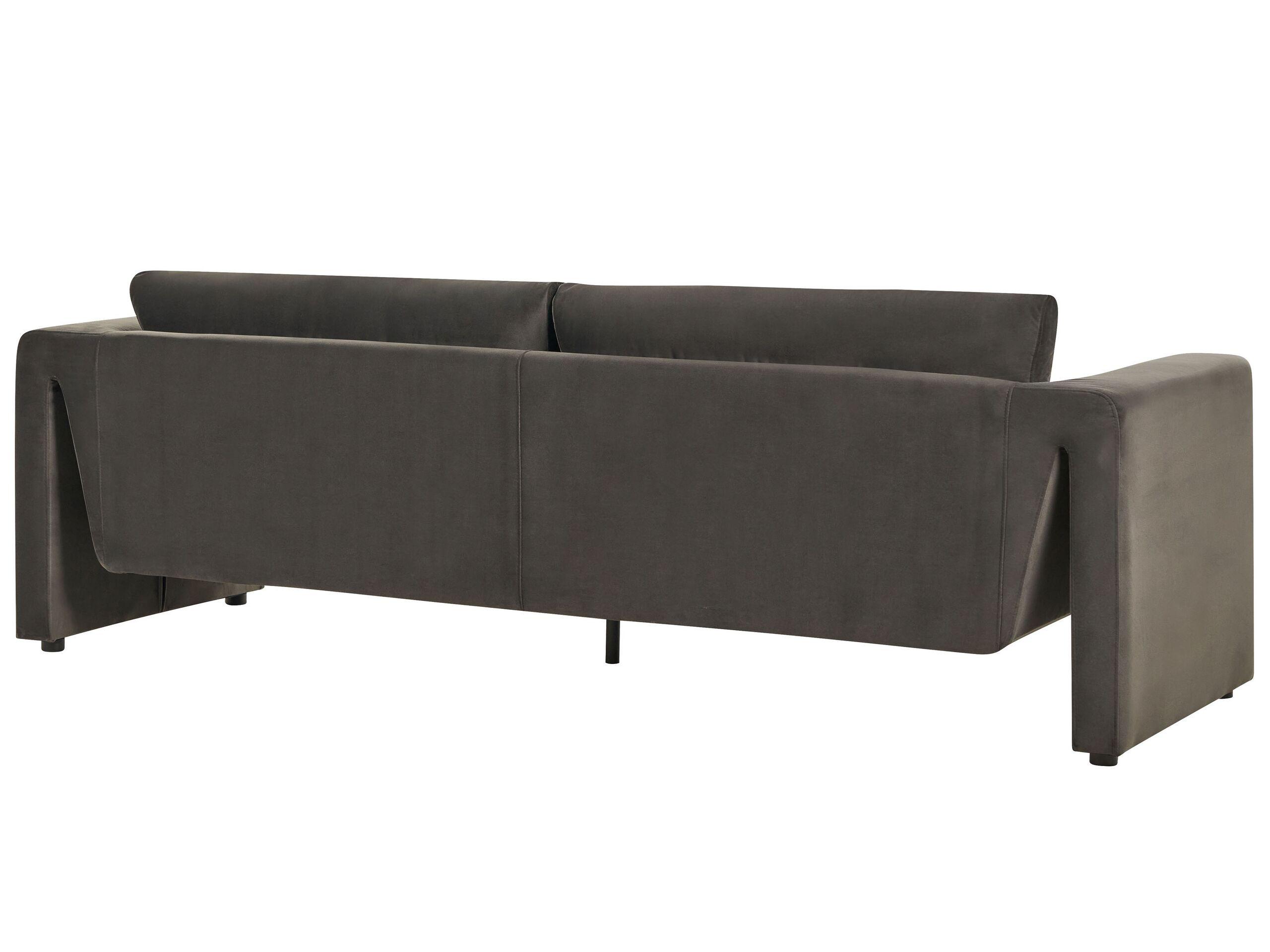 Beliani 3 Sitzer Sofa aus Samtstoff Modern MAUNU  