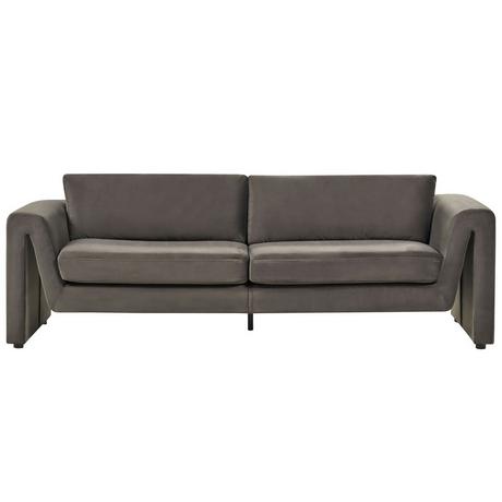 Beliani 3 Sitzer Sofa aus Samtstoff Modern MAUNU  