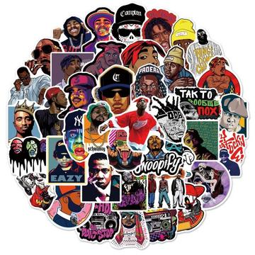 Autocollants hip hop - 50 pcs
