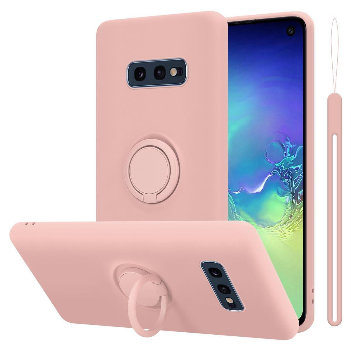 Cadorabo  Hülle für Samsung Galaxy S10e TPU Silikon mit Ring Liquid 