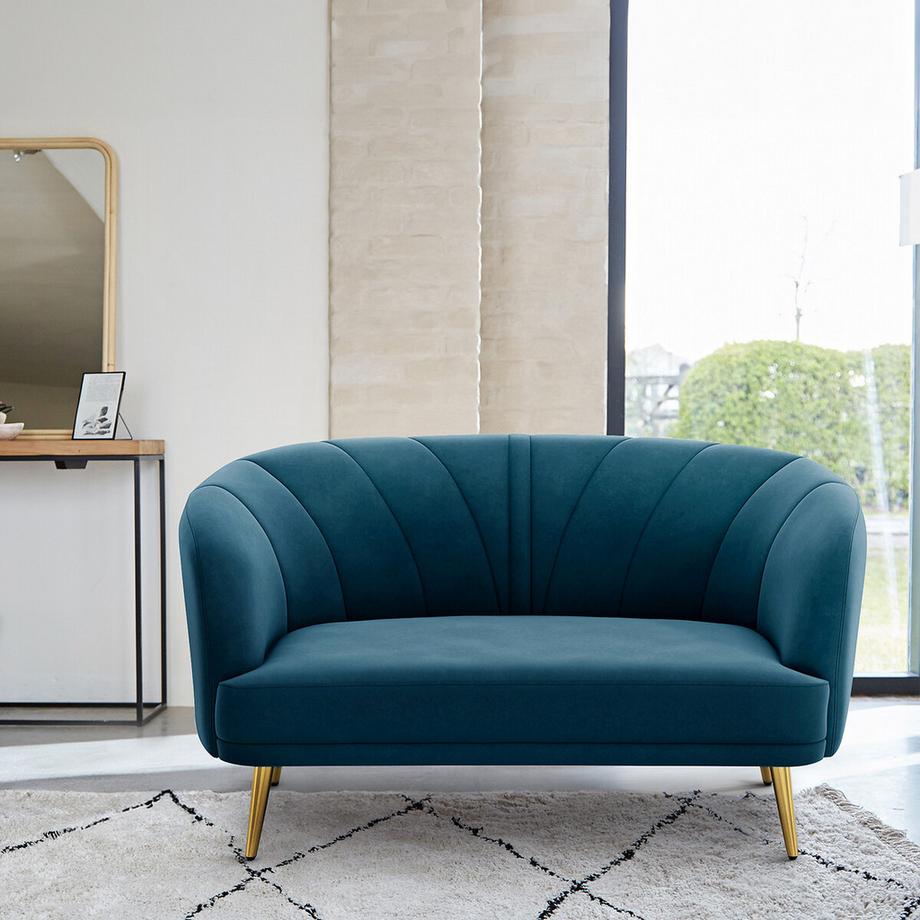 La Redoute Intérieurs Banquette velours 2/3 places  