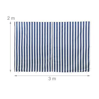 B2X Pavilion Gestreifte Seitenteile - 2er-Set  
