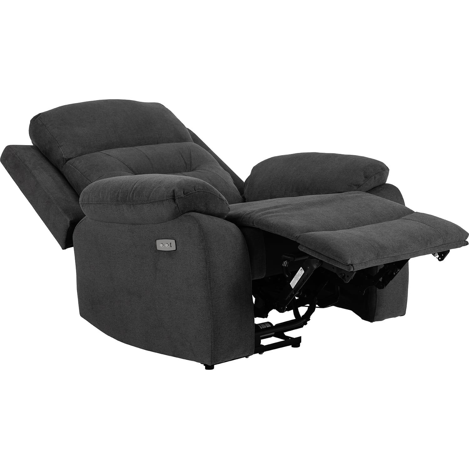 mutoni Fauteuil de relaxation Vansberg gris foncé  