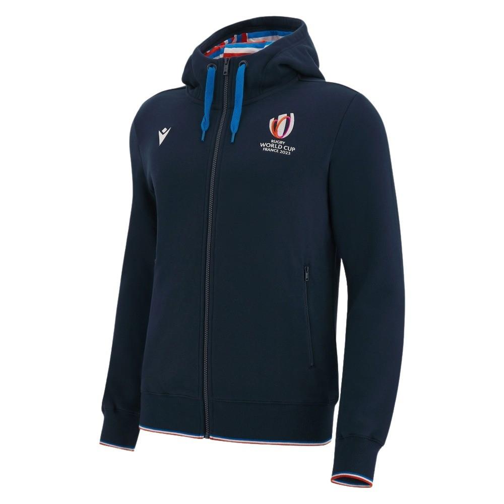 Image of Sweatshirt Mit Kapuze Und Reißverschluss Rwc Frankreich 2023 Herren XXL
