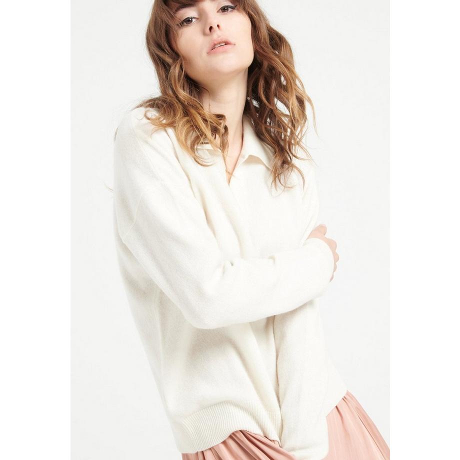 MIA 3 Polo manica lunga - 100% cashmere