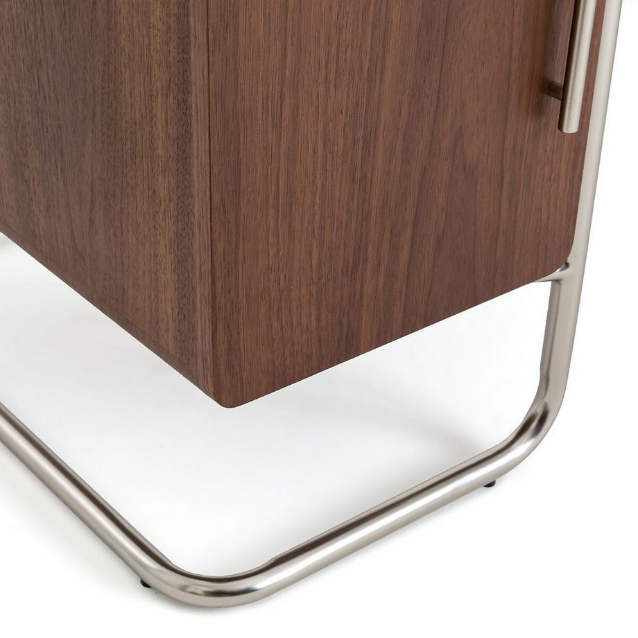 AM.PM Bureau tubulaire plaqué noyer  