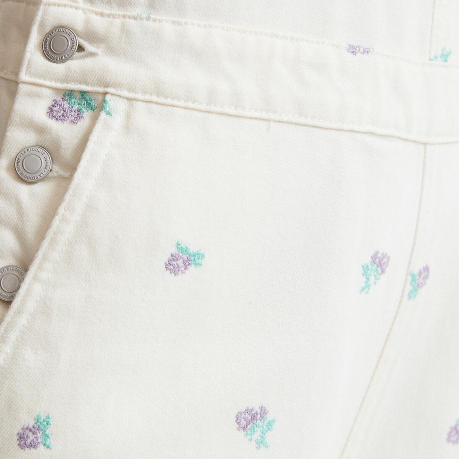 La Redoute Collections Salopette con ricamo floreale  
