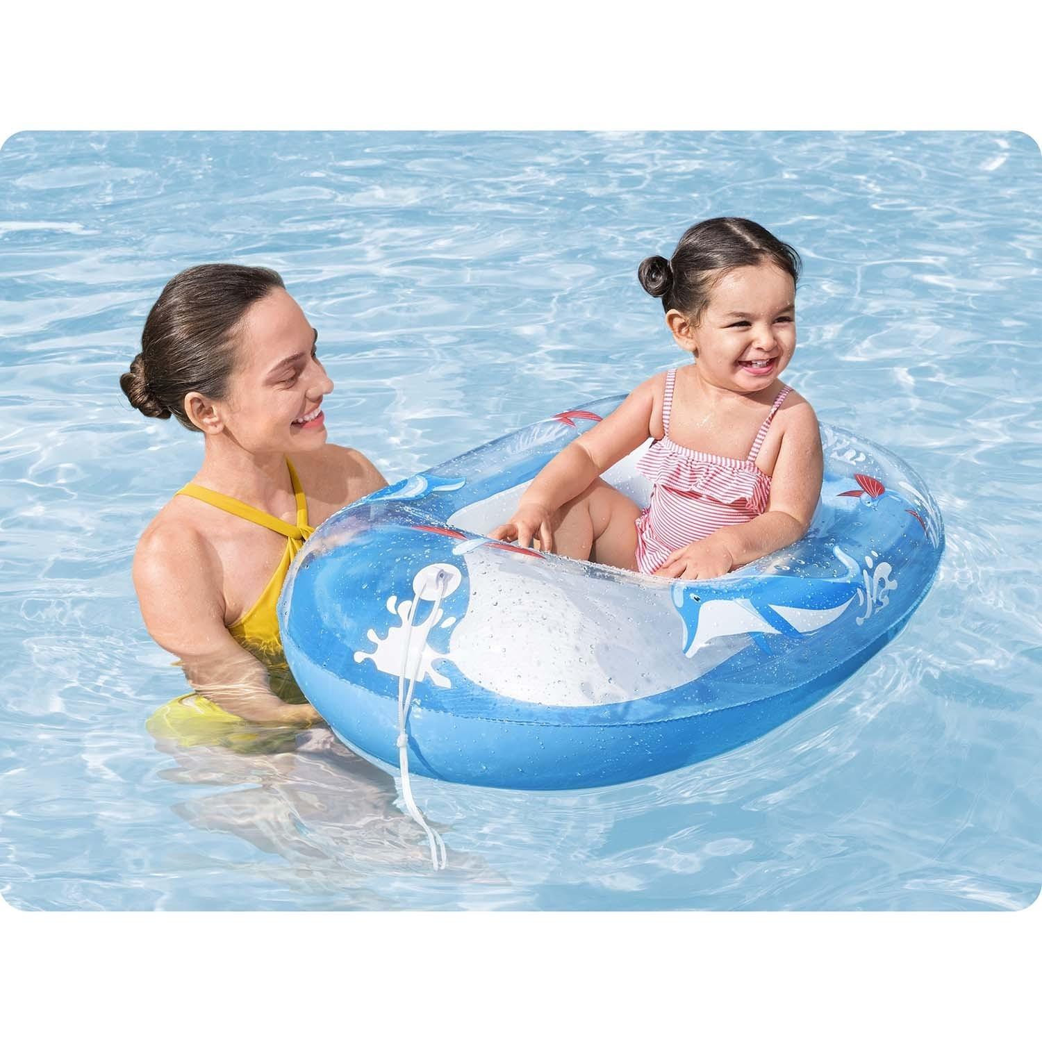 B2X  Strandponton zum Schwimmen mit Delfinen, 102 x 69 cm, Bestway 34037 