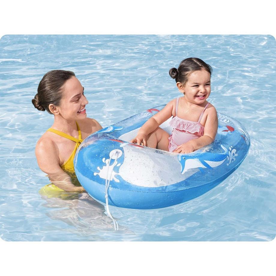 B2X  Ponton de plage pour nager les dauphins 102 x 69 cm Bestway 34037 