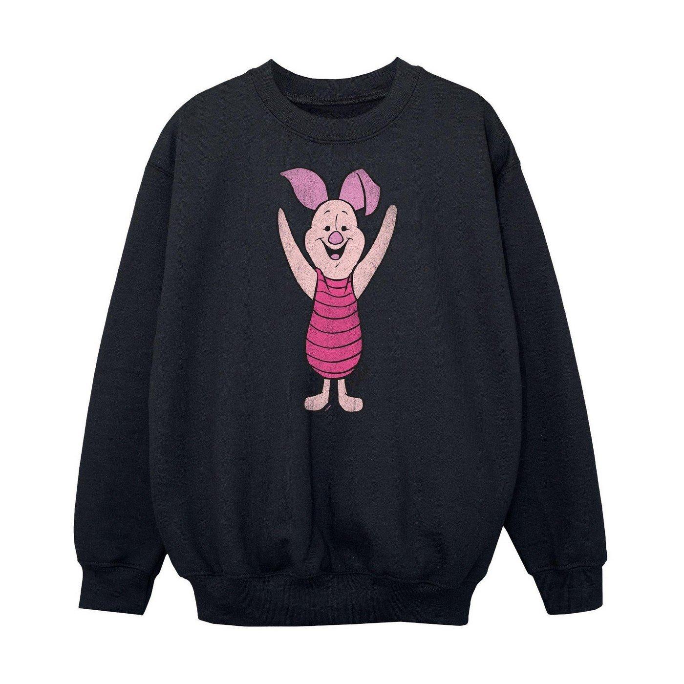 Image of Classic Sweatshirt Mädchen Schwarz 140/146