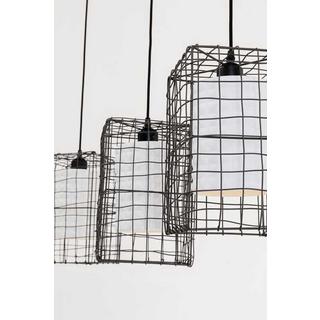 KARE Design Lampada a sospensione Three Grids 120  