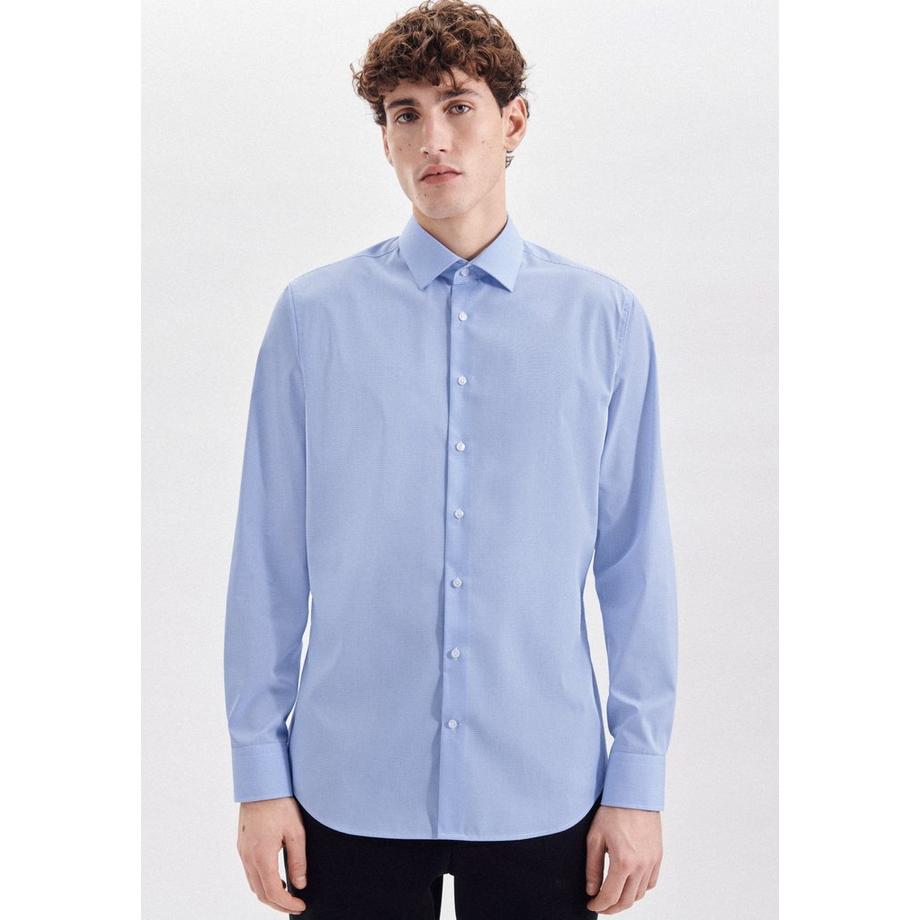 Business Hemd Shaped Fit Langarm Karo