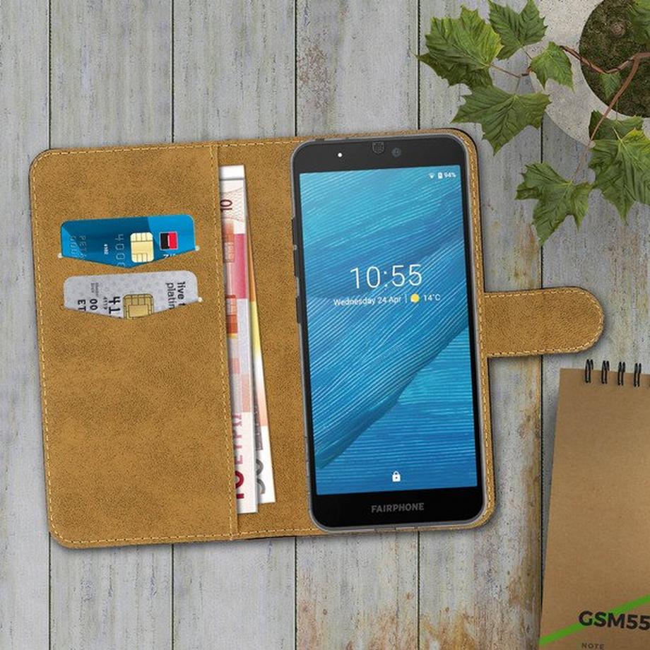 Avizar  Fairphone 3 Klapphülle mit Kartenfach 