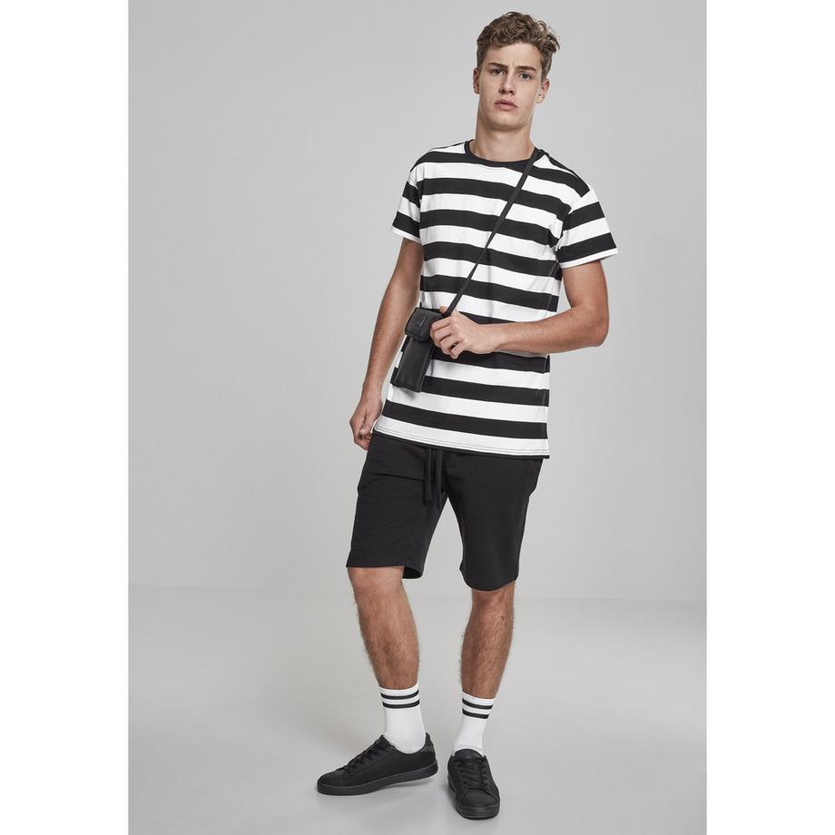 URBAN CLASSICS Block Stripe Girocollo T-Shirt  