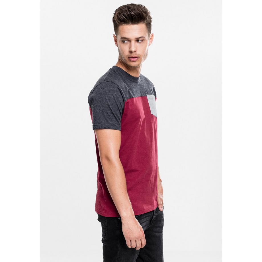 URBAN CLASSICS Urban Classic 3-Tone Pocket T-Shirt  