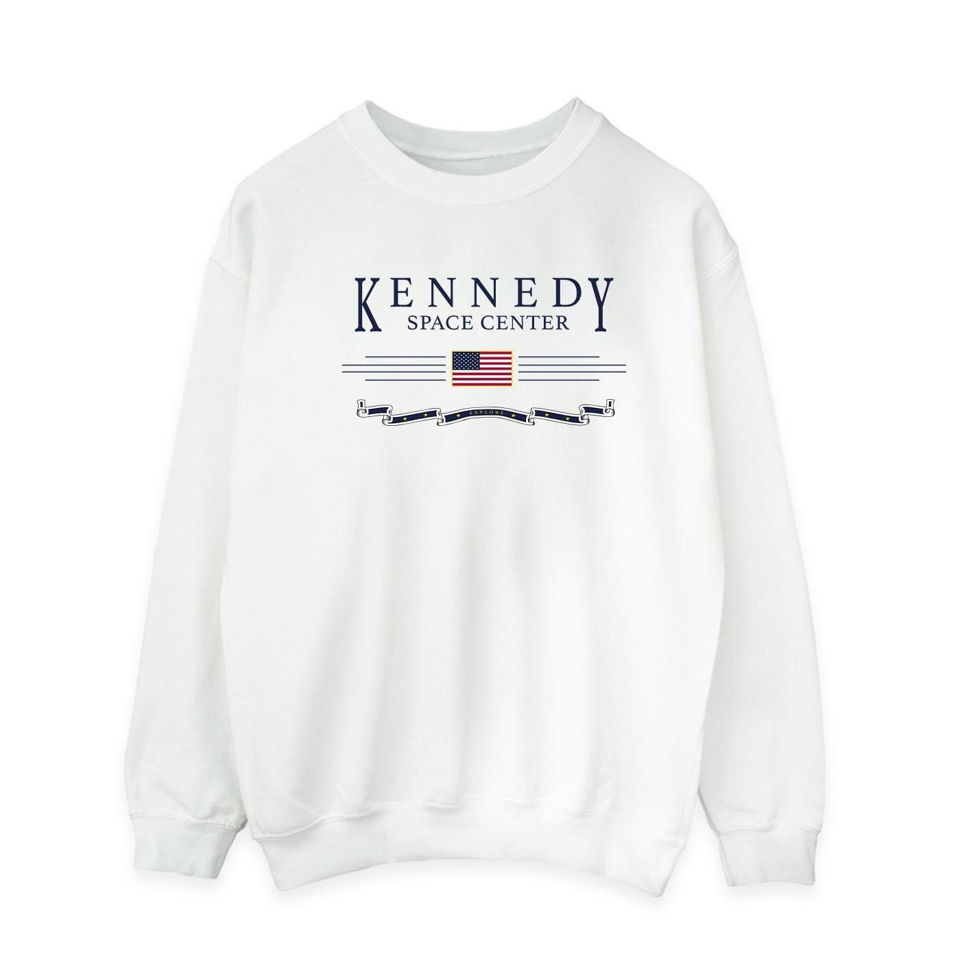 Image of Kennedy Space Centre Explore Sweatshirt Herren Weiss S