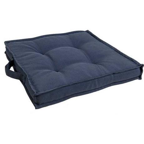 mutoni Coussin de jardin carré 40x40 bleu denim  