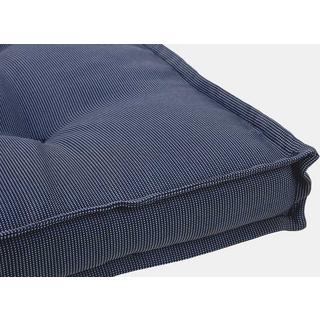 mutoni Coussin de jardin carré 40x40 bleu denim  