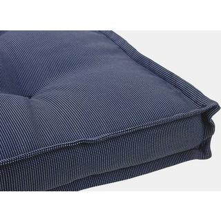 mutoni Cuscino da giardino quadrato 40x40 blu denim  