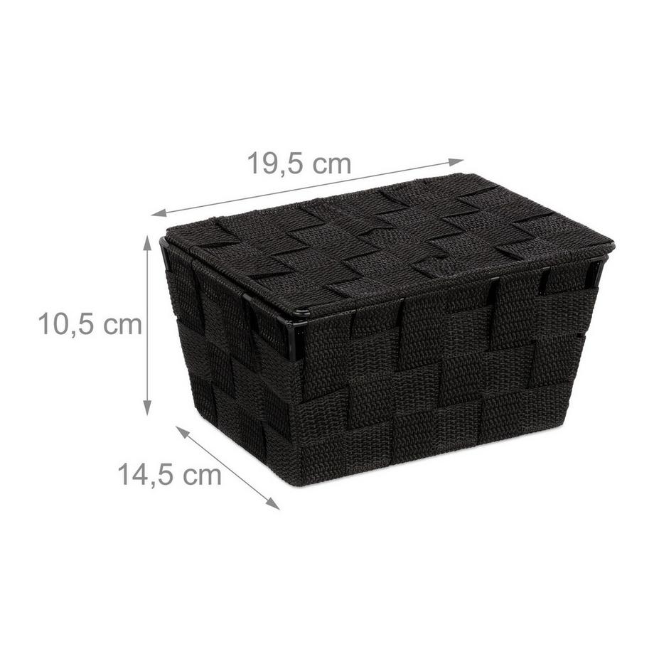 B2X Panier de rangement avec couvercle  