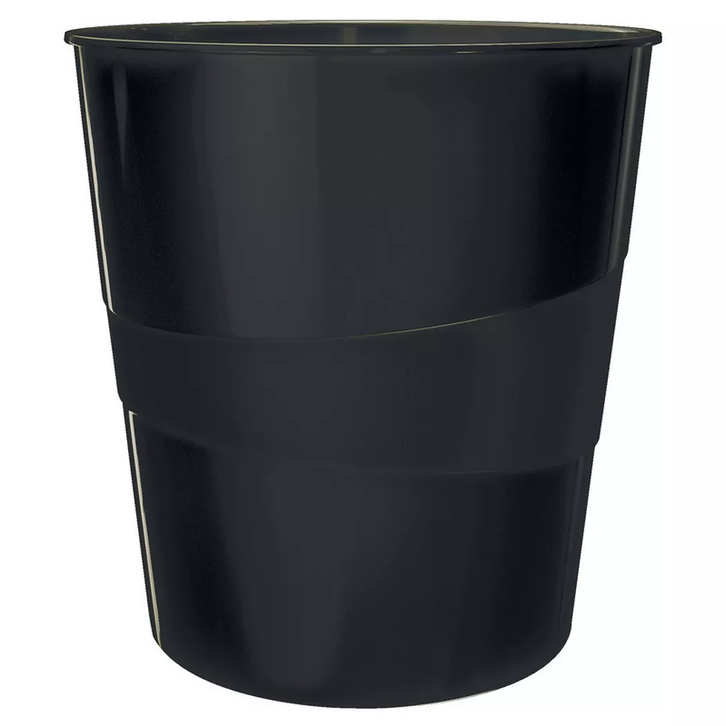 Leitz – Papierkorb Recycle 15Lt, One Size, Schwarz