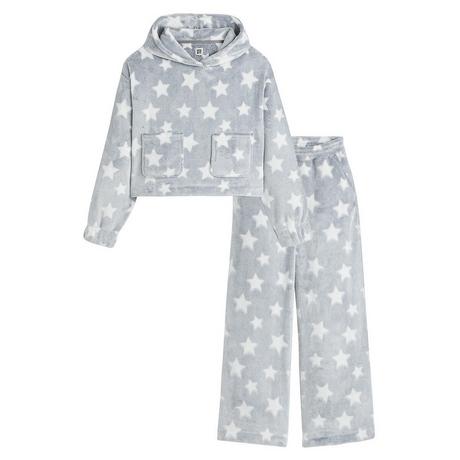 La Redoute Collections  Fleece-Pyjama mit Sternenmuster 