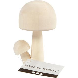 Creativ Company  Wooden Mushrooms 