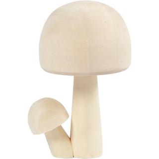 Creativ Company  Wooden Mushrooms 