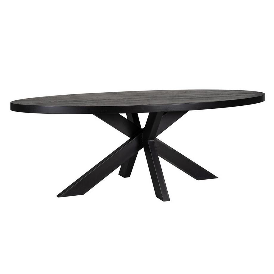 mutoni Table de salle à manger Watson 235x110 noir  