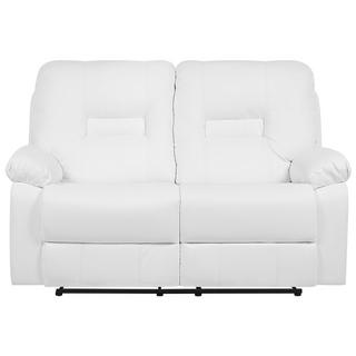 Beliani 2 Sitzer Sofa aus Kunstleder Retro BERGEN  