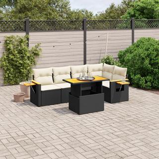 VidaXL set divano da giardino Polirattan  