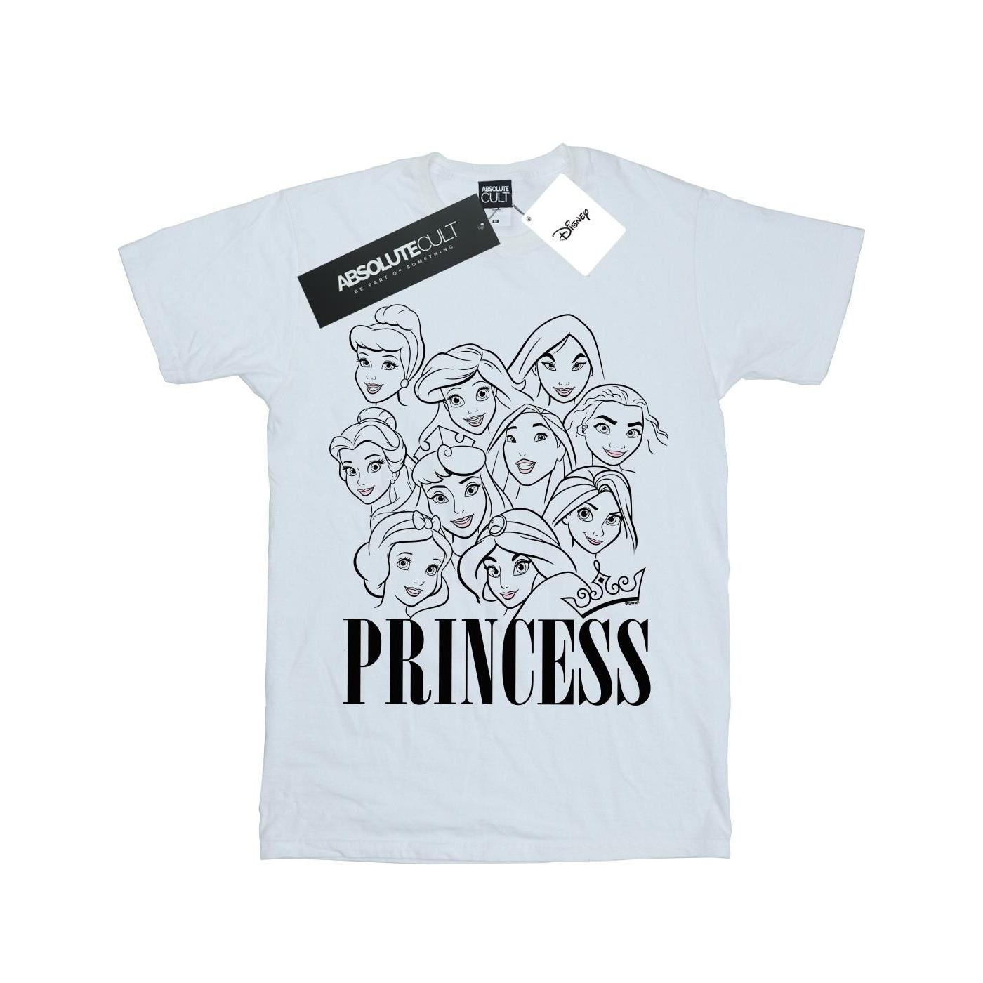 Image of Princess Multi Faces Tshirt Damen Weiss L