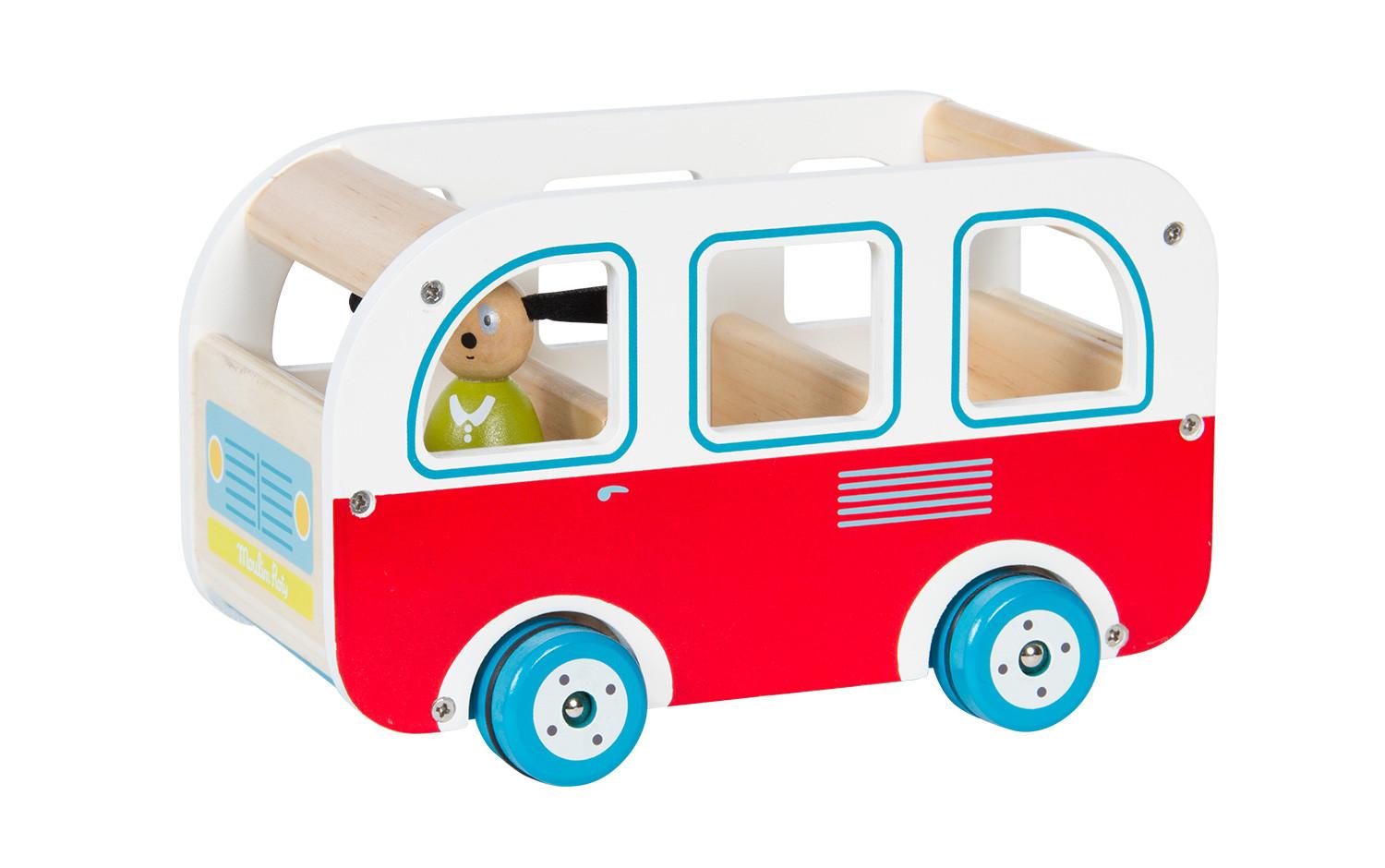Moulin Roty  Bus en bois, La Grande Famille, Moulin Roty 