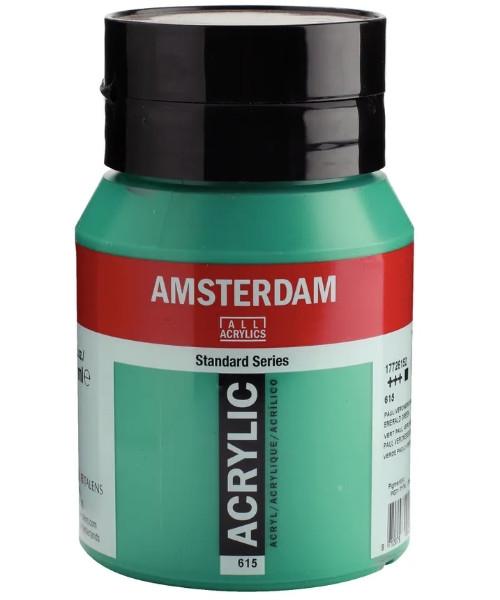 Royal Talens  Amsterdam Standard Acrylfarbe 500 ml Grün Flasche 