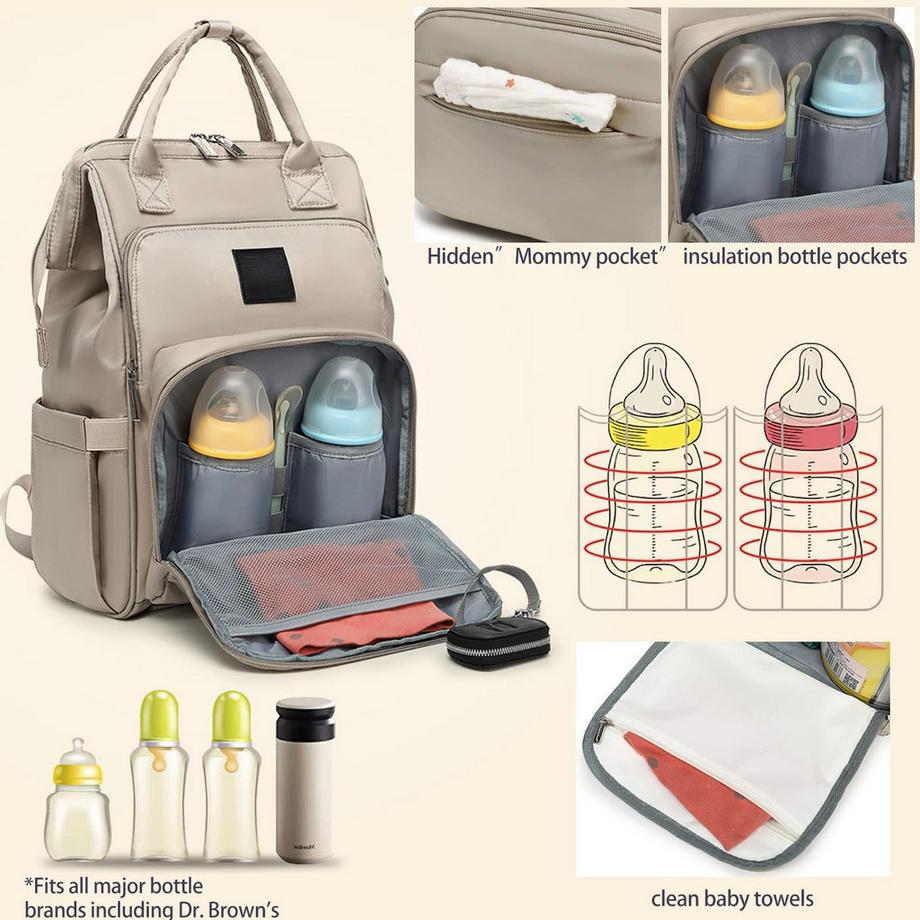 Only-bags.store Sac à langer imperméable  