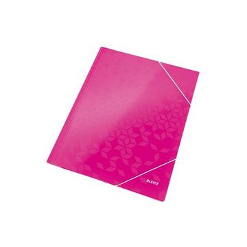 LEITZ Eckspannermappe WOW A4 39820023 pink