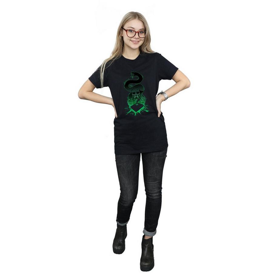 Harry Potter Dark Mark Boyfriend Fit T-Shirt  