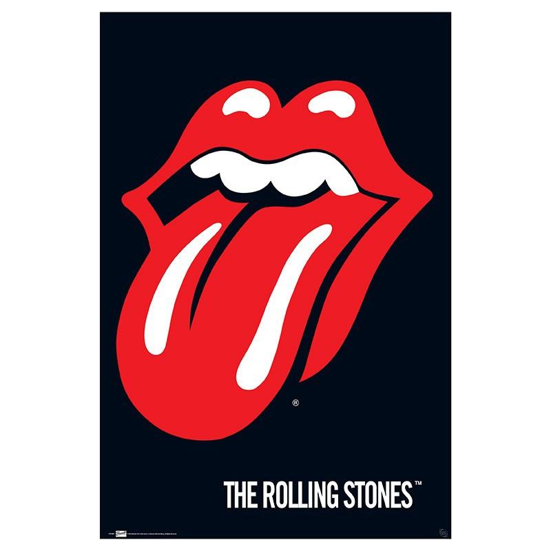 Image of Poster - Gerollt und mit Folie versehen - The Rolling Stones - Lips Poster - Gerollt und mit Folie versehen - The Rolling Stones - Lips