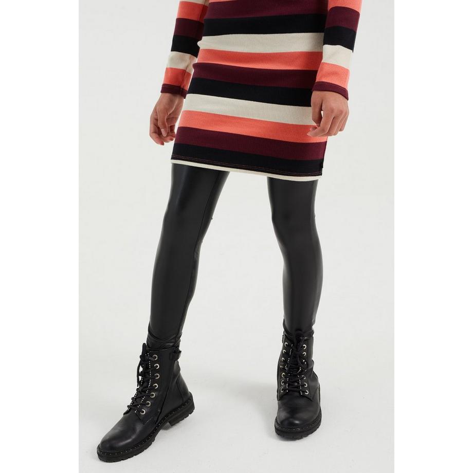 WE Fashion  Leggings De Simili Cuir Fille 