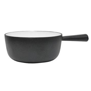 Schwarzes Gusseisen Caquelon Heidi Cheese Line