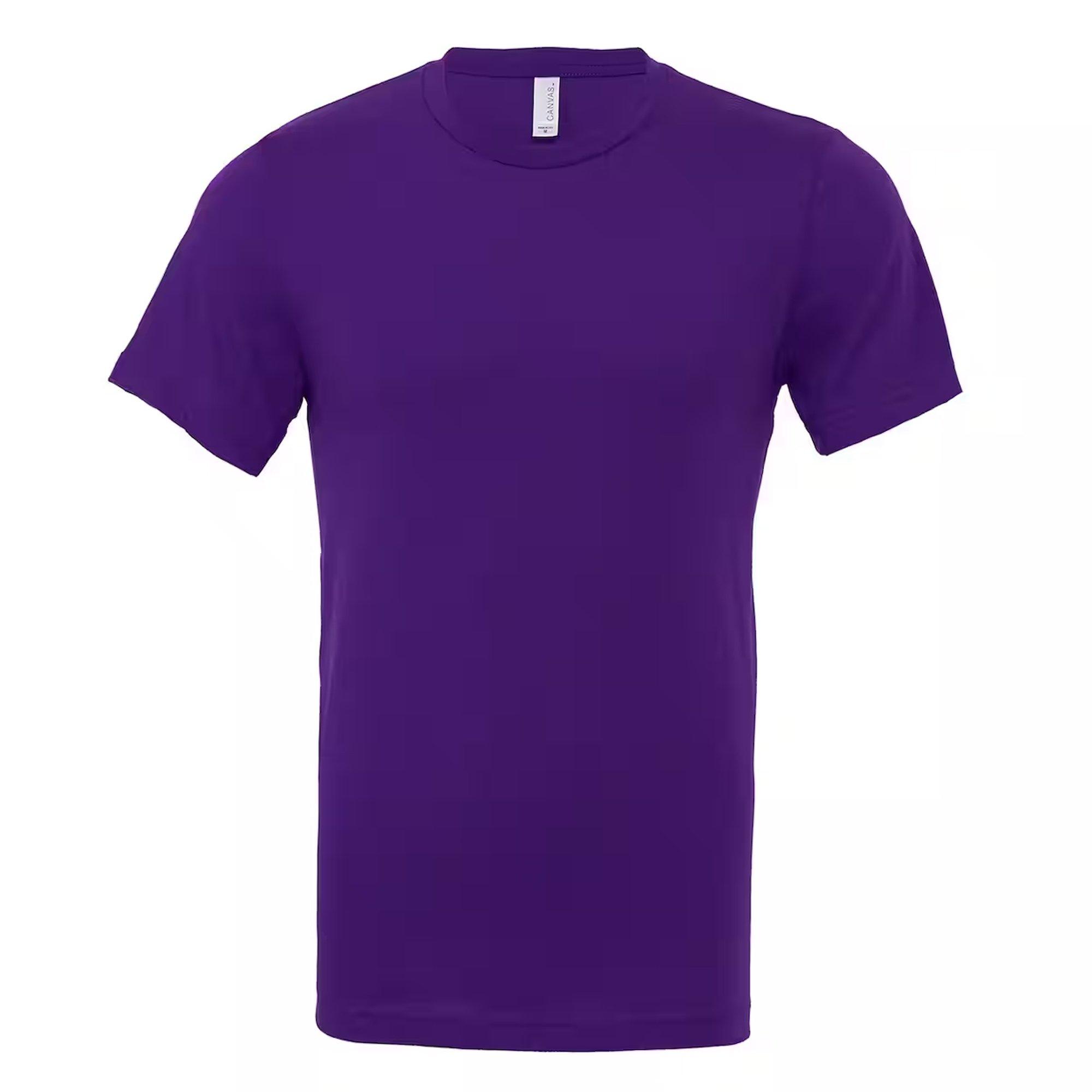 Image of Erwachsene Rundhalsausschnitt Tshirt Damen Lila XXL