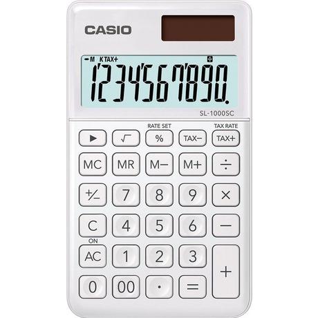 CASIO CASIO Taschenrechner BIC SL1000SCW 10-stellig weiss  