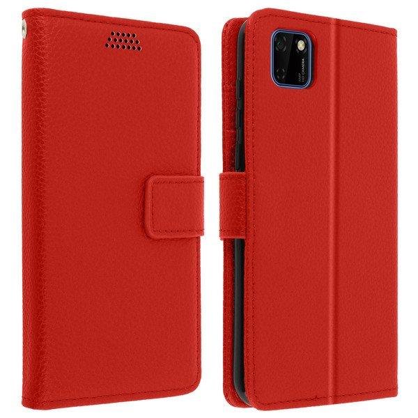 Avizar  Etui Huawei Y5p Portefeuille Rouge 