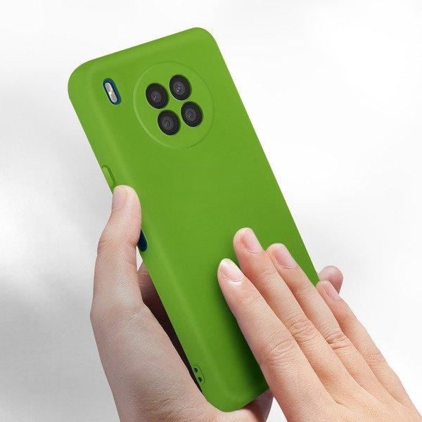 Avizar  Cover Silicone Huawei Nova 8i Verde 