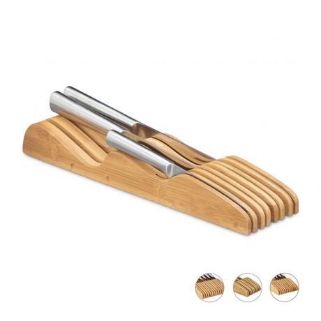 B2X Ceppo portacoltelli in bambù per scatola  