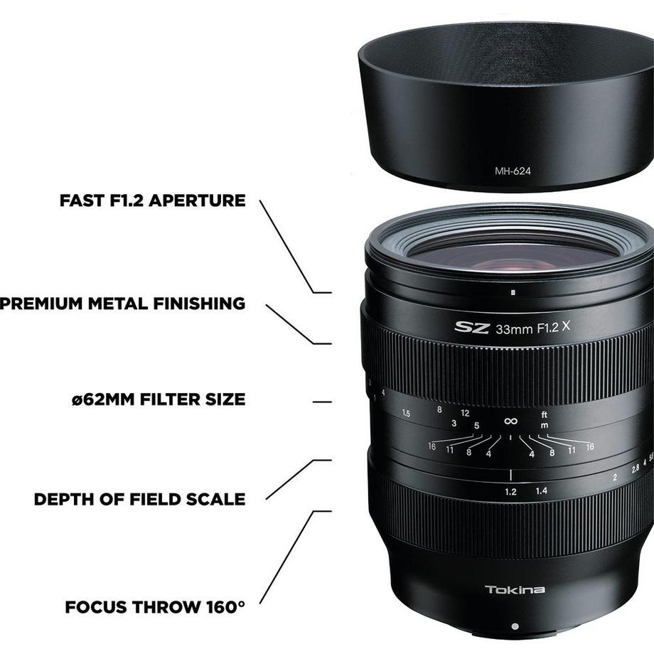 Tokina  Tokina SZ 33mm F1.2 E MILC/SRL Obiettivi standard Nero 