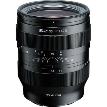 Tokina SZ 33mm F1.2 E MILC/SRL Obiettivi standard Nero