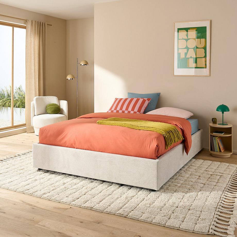 La Redoute Intérieurs Kastenbett Papilla mit hochklappbarem Lattenrost  