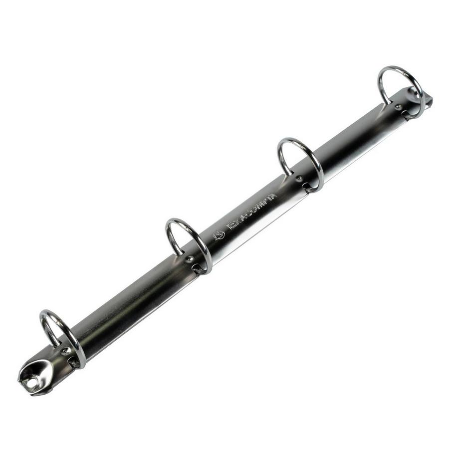 Exacompta Ringbuch aus festem Karton 1,8mm PP kaschiert, 4 Ringe 25mm rund am hinteren Deckel befestigt, Rücken 40mm, 32x25,5cm für DIN A4 - x 10  